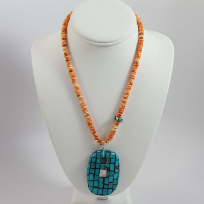 Reversible Inlay Necklace by Charlene Reano - Garland's