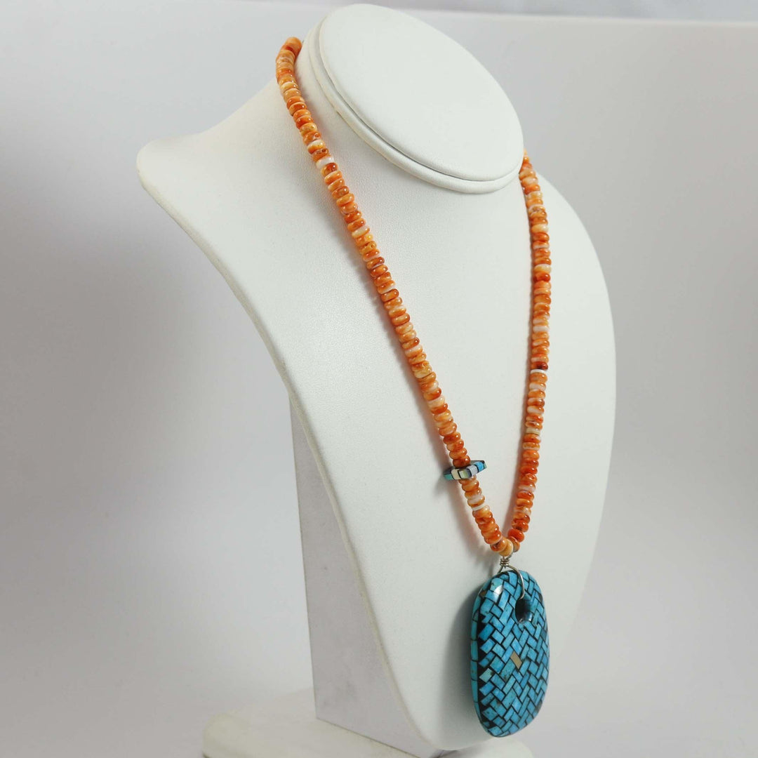 Reversible Inlay Necklace by Charlene Reano - Garland's