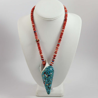 Reversible Inlay Necklace by Charlene Reano - Garland's