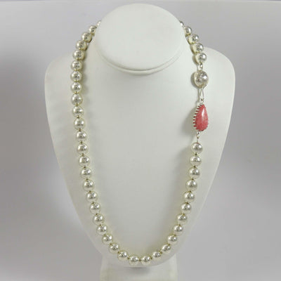 Rhodochrosite Necklace by Debbie Silversmith - Garland's