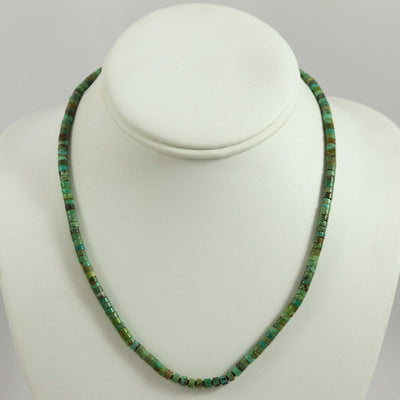 Kingman Turquoise Necklace by Lester Abeyta - Garland's