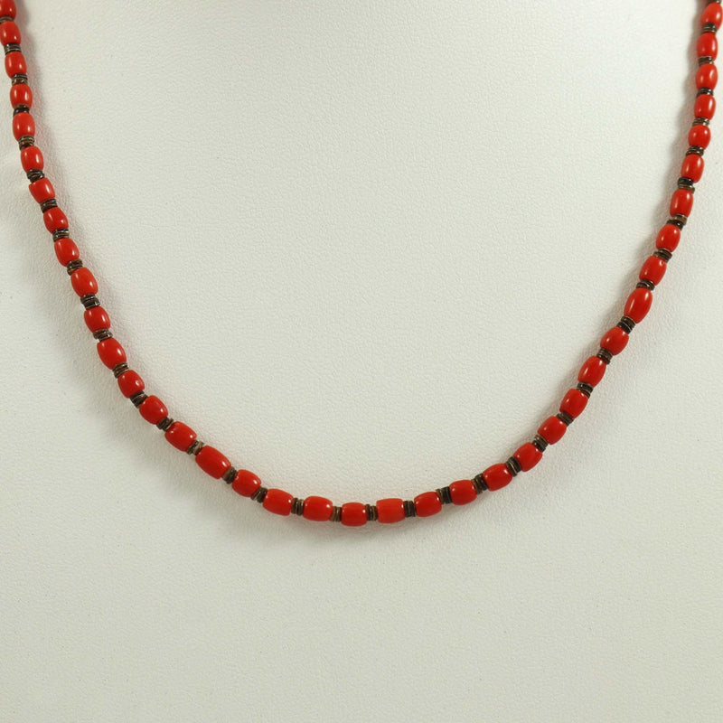 Coral Necklace by Lester Abeyta - Garland&
