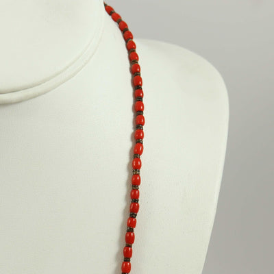 Coral Necklace by Lester Abeyta - Garland's