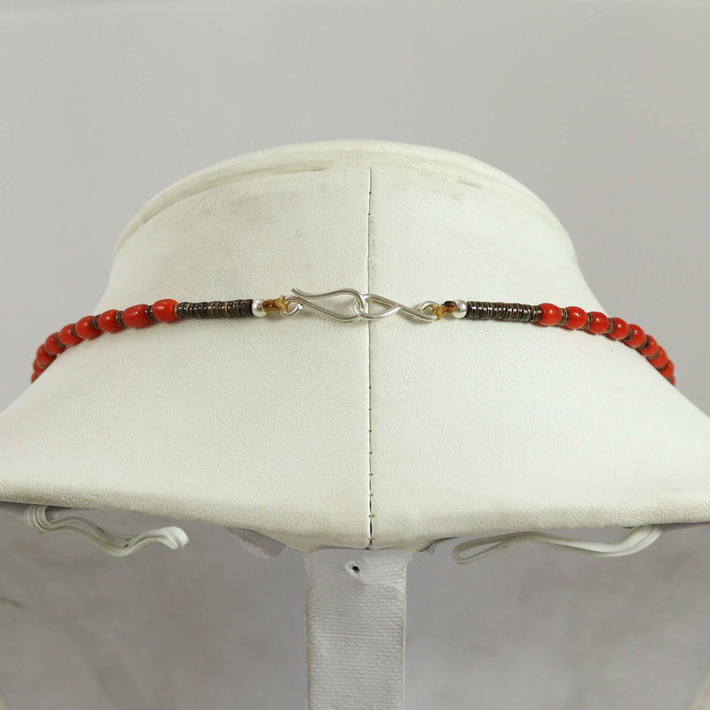 Coral Necklace by Lester Abeyta - Garland&