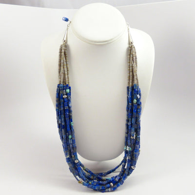 Lapis Bead Necklace by Rethema Tsosie - Garland's