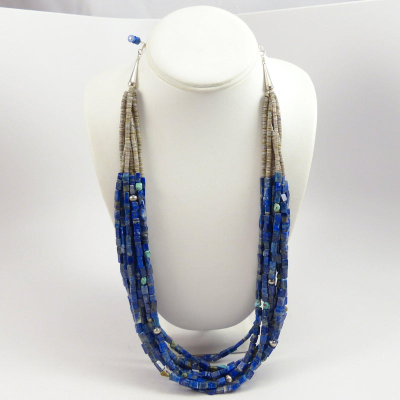 Lapis Bead Necklace by Rethema Tsosie - Garland&