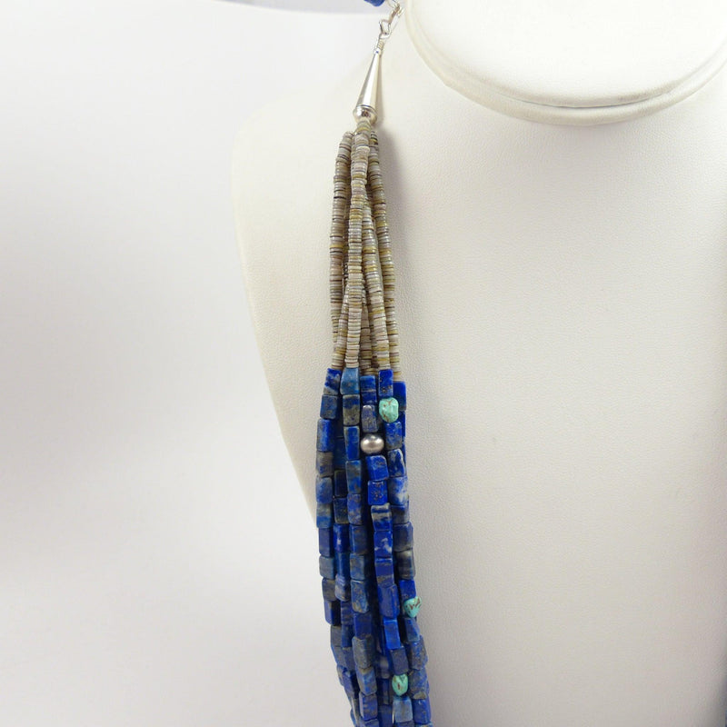 Lapis Bead Necklace by Rethema Tsosie - Garland&