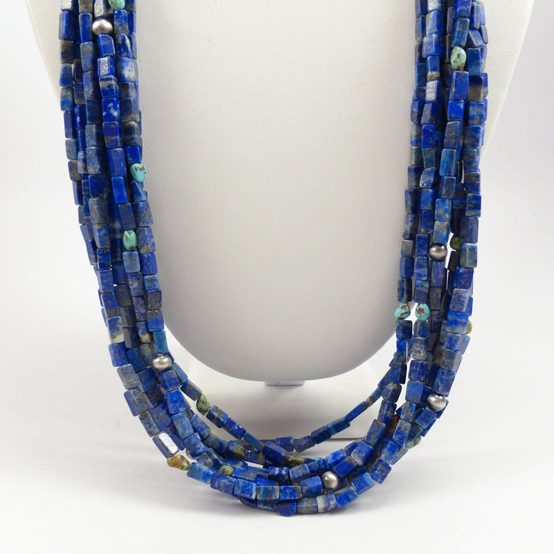 Lapis Bead Necklace by Rethema Tsosie - Garland&