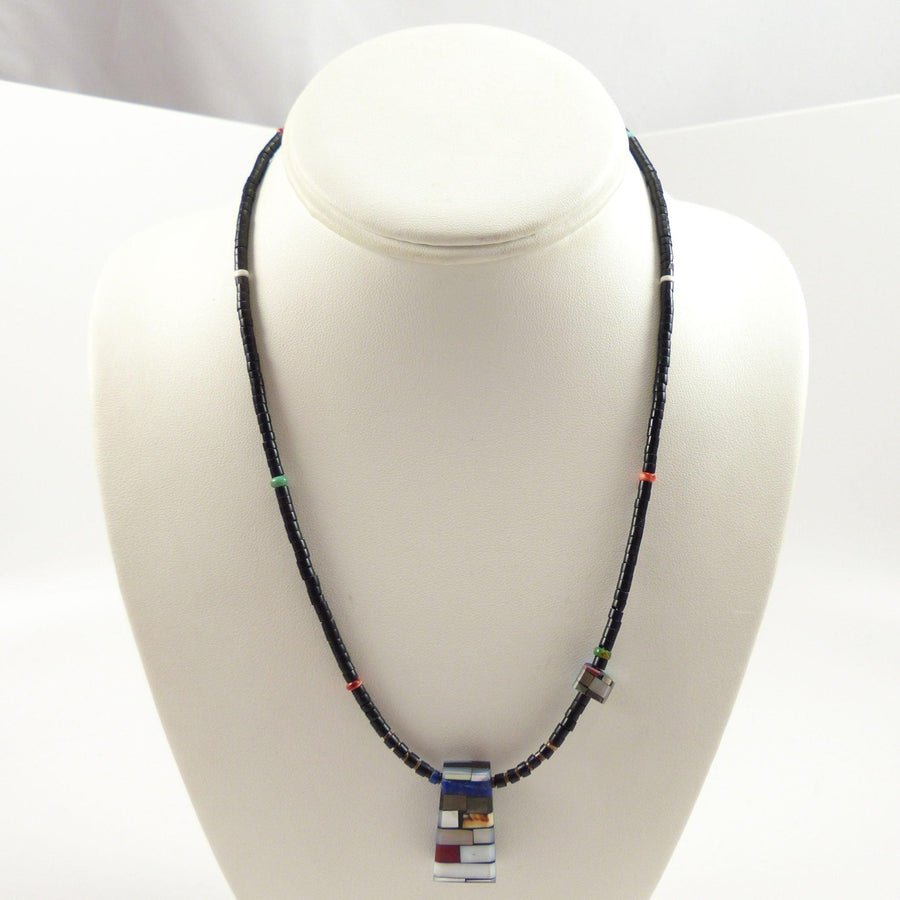 Inlay Reversible Necklace by Janalee Reano - Garland's