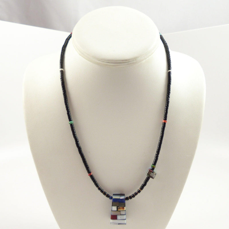Inlay Reversible Necklace by Janalee Reano - Garland&
