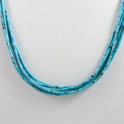 Sleeping Beauty Turquoise Necklace by Joe Jr. and Valerie Calabaza - Garland's