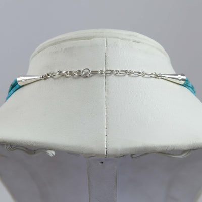 Sleeping Beauty Turquoise Necklace by Joe Jr. and Valerie Calabaza - Garland's