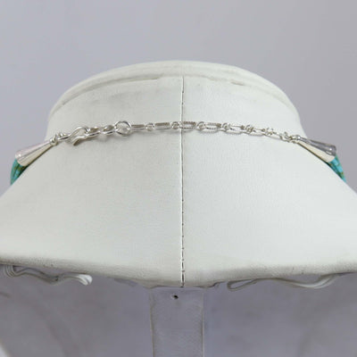 Kingman Turquoise Necklace by Joe Jr. and Valerie Calabaza - Garland's