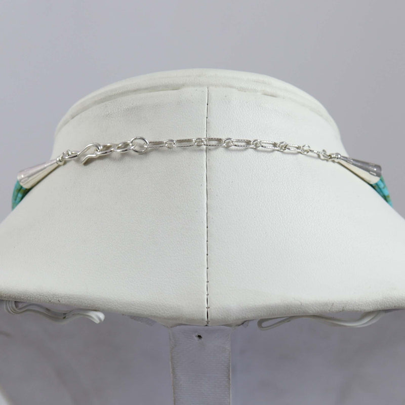Kingman Turquoise Necklace by Joe Jr. and Valerie Calabaza - Garland&