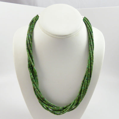 Gaspeite Necklace by Marcella Teller - Garland's