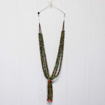 Turquoise Jacla Necklace by Mary E. Coriz - Garland's