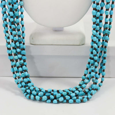 Sleeping Beauty Turquoise Necklace by Melvin Masquat - Garland's