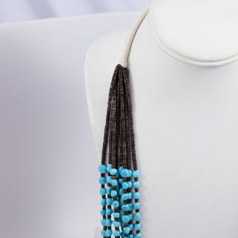 Sleeping Beauty Turquoise Necklace by Melvin Masquat - Garland&