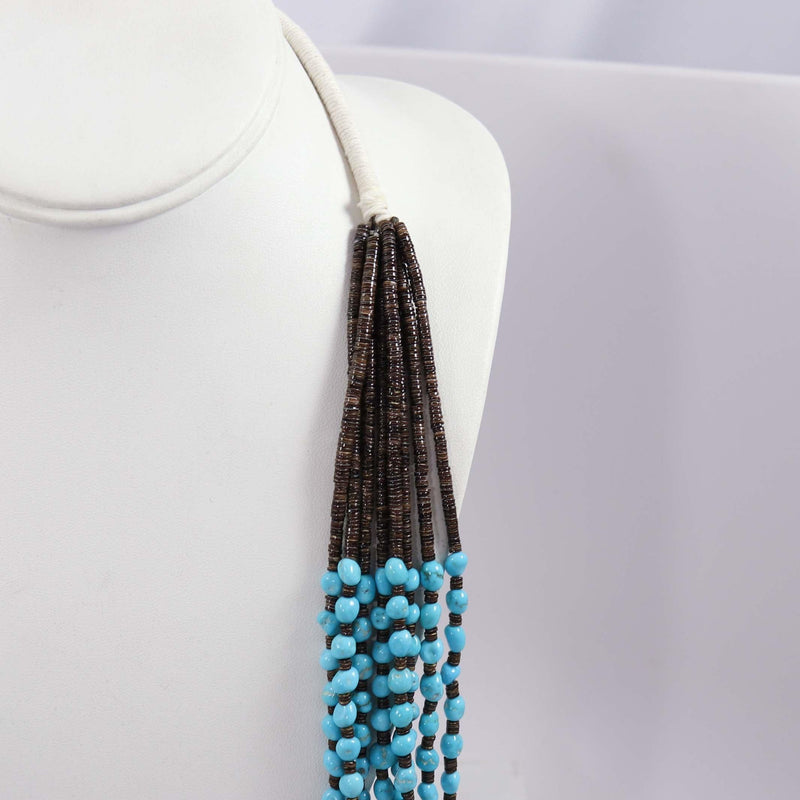 Sleeping Beauty Turquoise Necklace by Melvin Masquat - Garland&