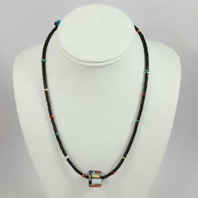 Reversible Inlay Necklace by Charlene Reano - Garland's