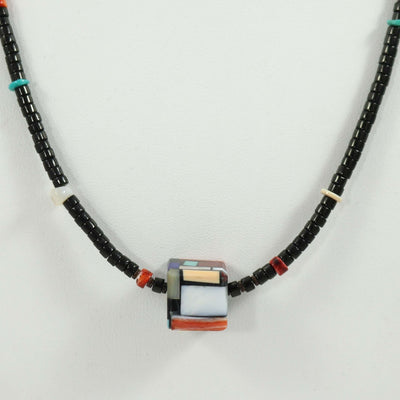 Reversible Inlay Necklace by Charlene Reano - Garland's