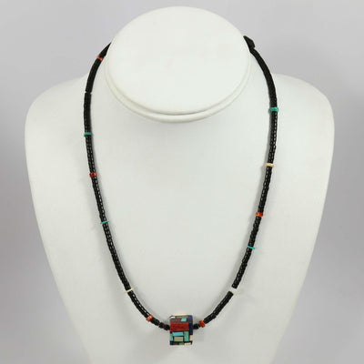 Reversible Inlay Necklace by Charlene Reano - Garland's