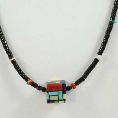 Reversible Inlay Necklace by Charlene Reano - Garland's