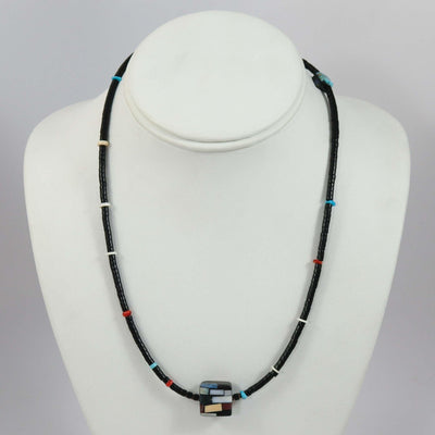 Reversible Inlay Necklace by Janalee Reano - Garland's