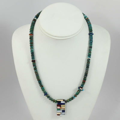 Reversible Inlay Necklace by Janalee Reano - Garland's