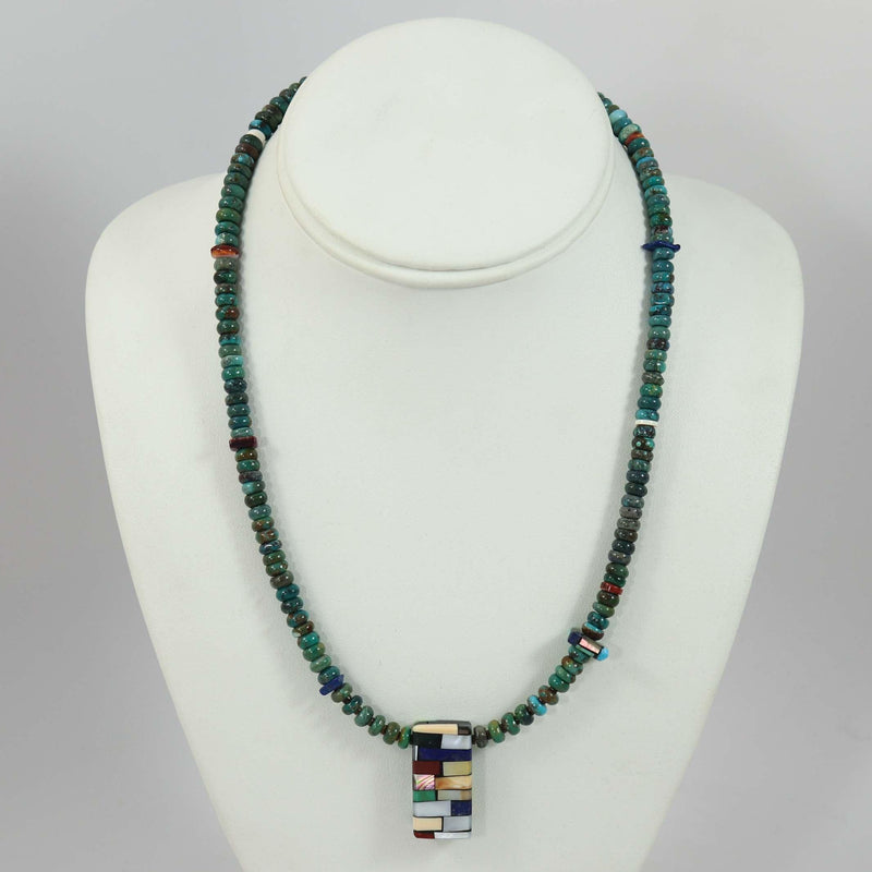 Reversible Inlay Necklace by Janalee Reano - Garland&