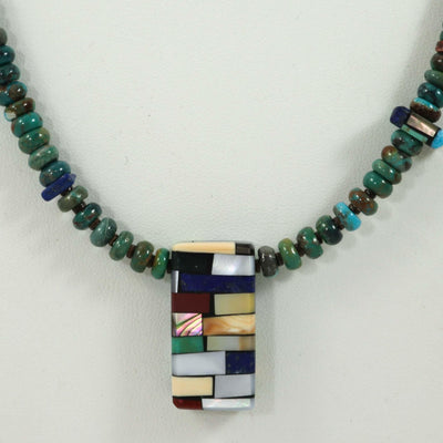 Reversible Inlay Necklace by Janalee Reano - Garland's