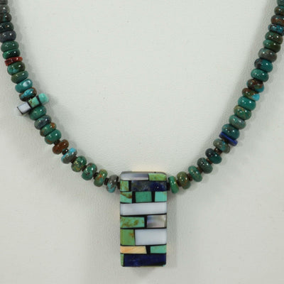 Reversible Inlay Necklace by Janalee Reano - Garland's