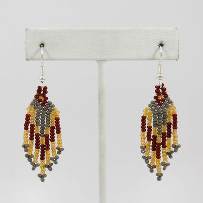 Beaded Necklace and Earring Set