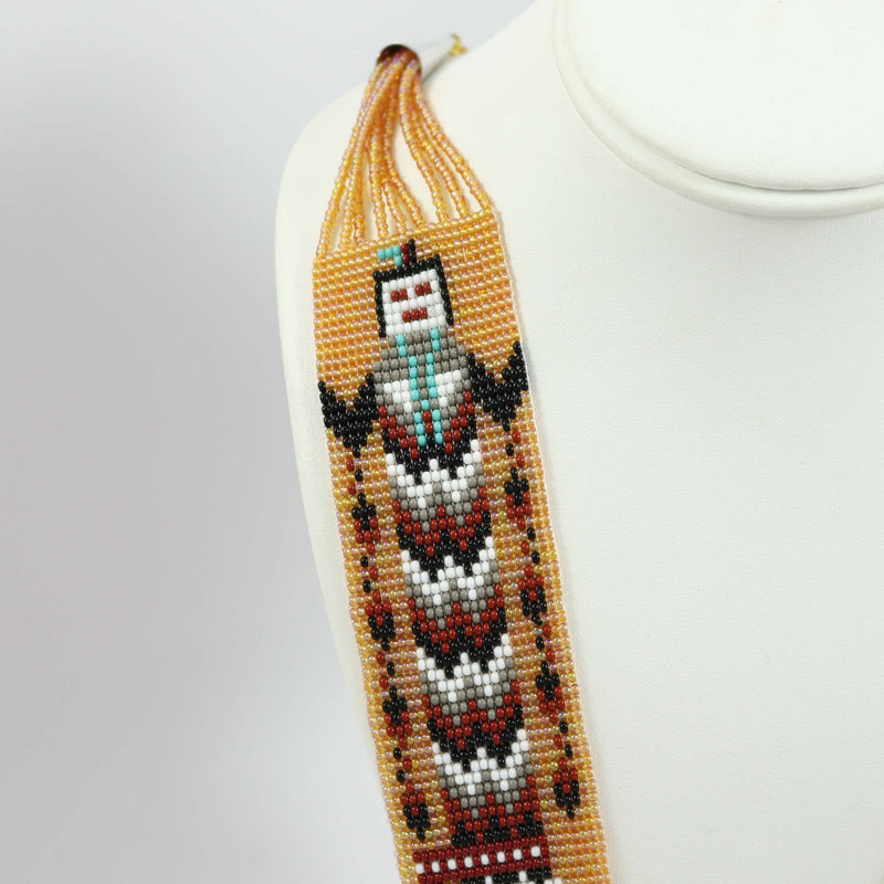 Beaded Necklace and Earring Set