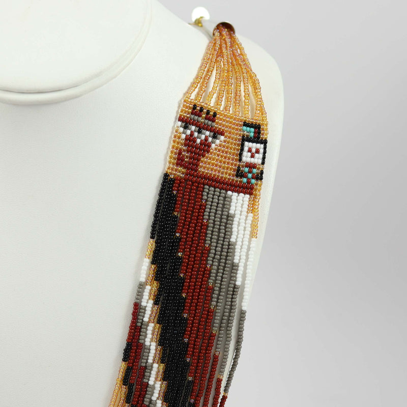 Beaded Necklace and Earring Set