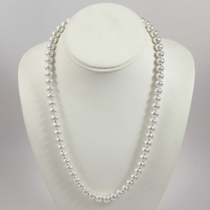 Stamped Navajo Pearl Necklace