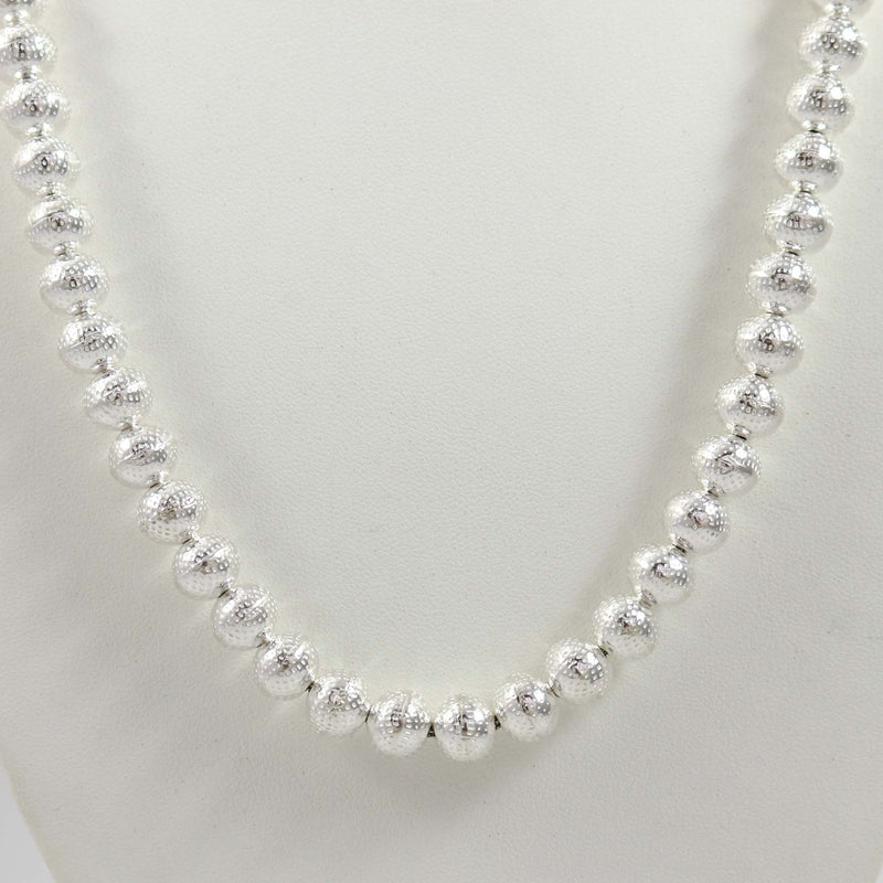 Stamped Navajo Pearl Necklace
