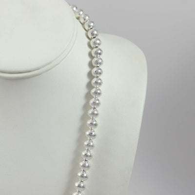 Stamped Navajo Pearl Necklace
