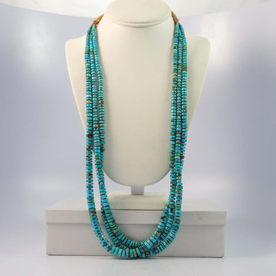 Turquoise Bead Necklace by Lester Abeyta - Garland's