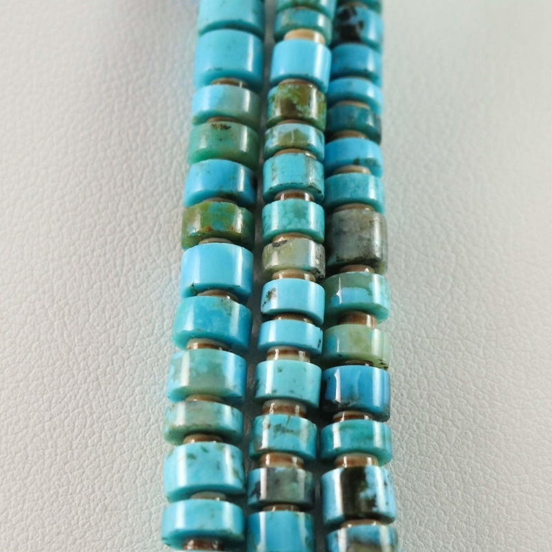Turquoise Bead Necklace by Lester Abeyta - Garland&