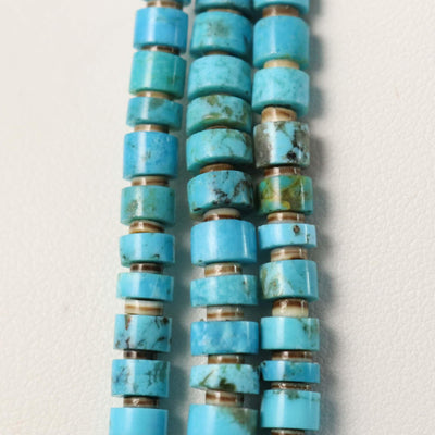 Turquoise Bead Necklace by Lester Abeyta - Garland's
