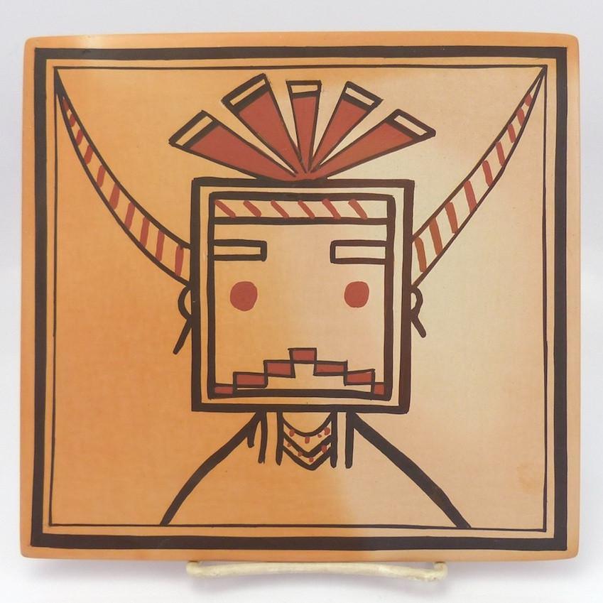 Hopi Pottery Tile by Fawn Navasie - Garland's