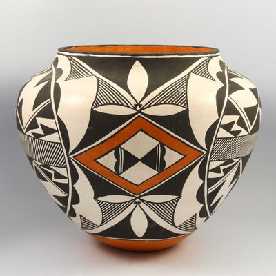 1970s Acoma Pot by E Routzen - Garland's