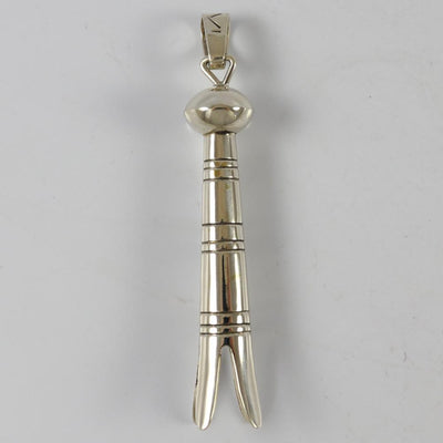 Squash Blossom Pendant by Fidel Bahe - Garland's