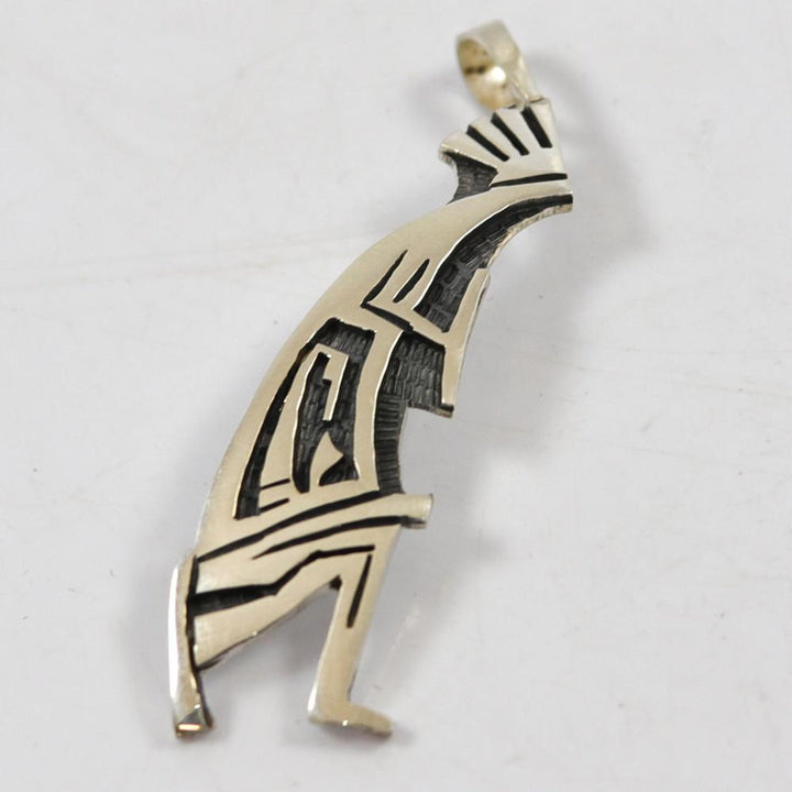 Kokopelli Pendant by Willis Humeyestewa - Garland's