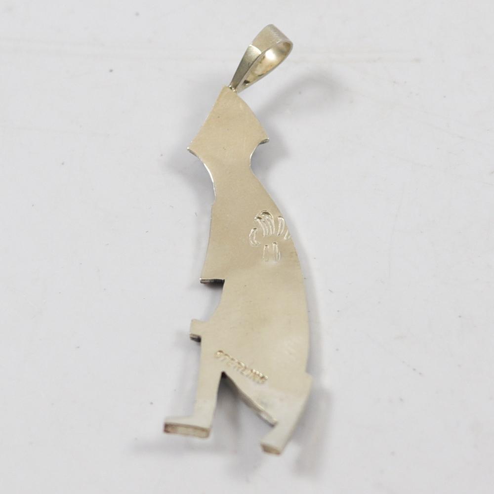 Kokopelli Pendant by Willis Humeyestewa - Garland's