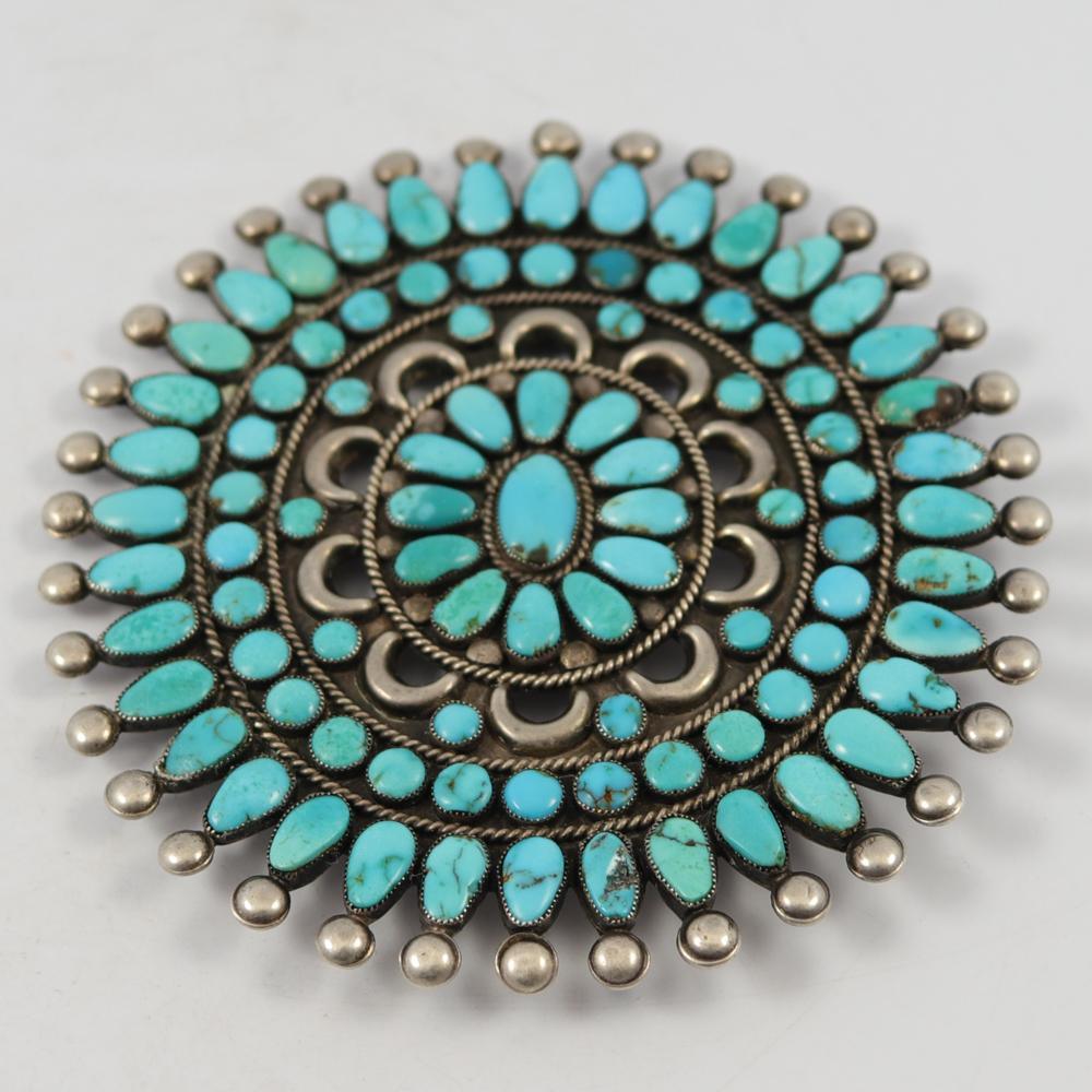 1969 Turquoise Pin by Vintage Collection - Garland's