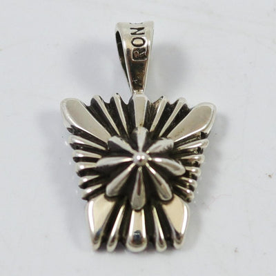 Silver Pendant by Ron Bedonie - Garland's