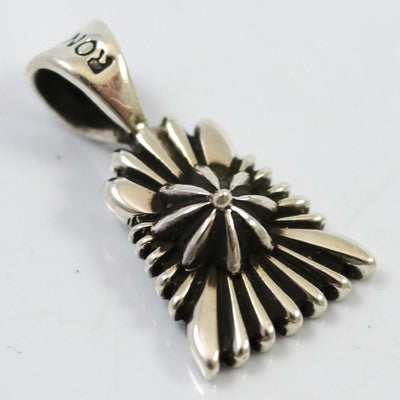 Silver Pendant by Ron Bedonie - Garland's