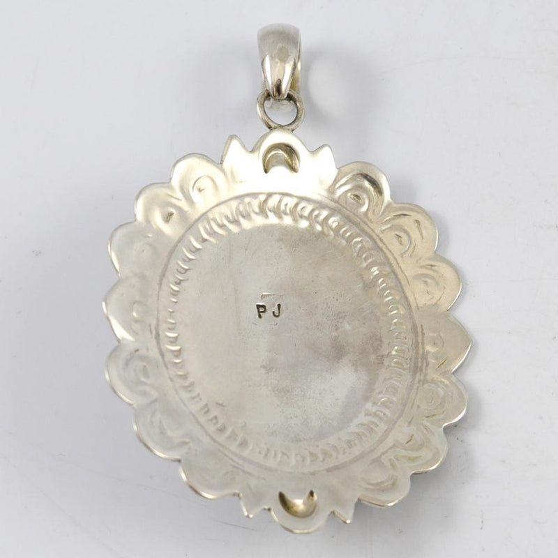 Bisbee Turquoise Pendant by Pete Johnson - Garland&